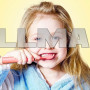 Детская электрическая зубная щетка TEETH-1 розовая (Польша)